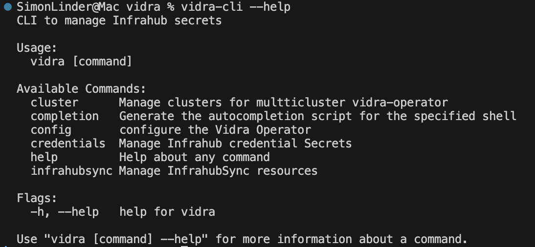 Vidra CLI